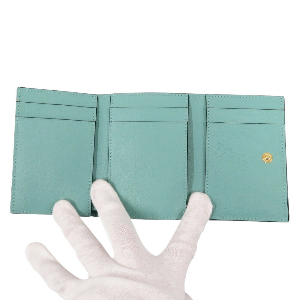 Loewe x Studio Ghibli Totoro Makkurokurosuke Brown Trifold Wallet - Picture 4 of 9